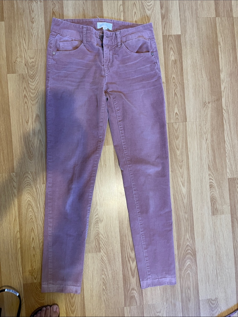 Jolt Women’s Slim Corduroy Jeans in Mauve